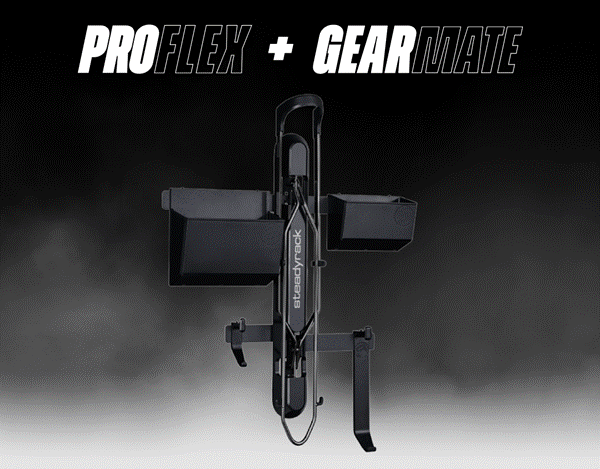 Steadyrack GearMate ארגונית לציוד, מתלה אופניים לקיר, מבט 3