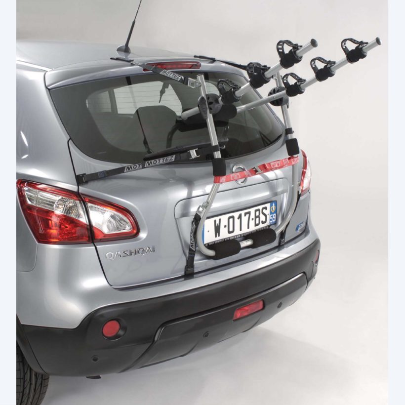 Mottez ATHENA 3. 3-Bike Carrier with straps Premium A025PCR, מנשא אופניים לרכב