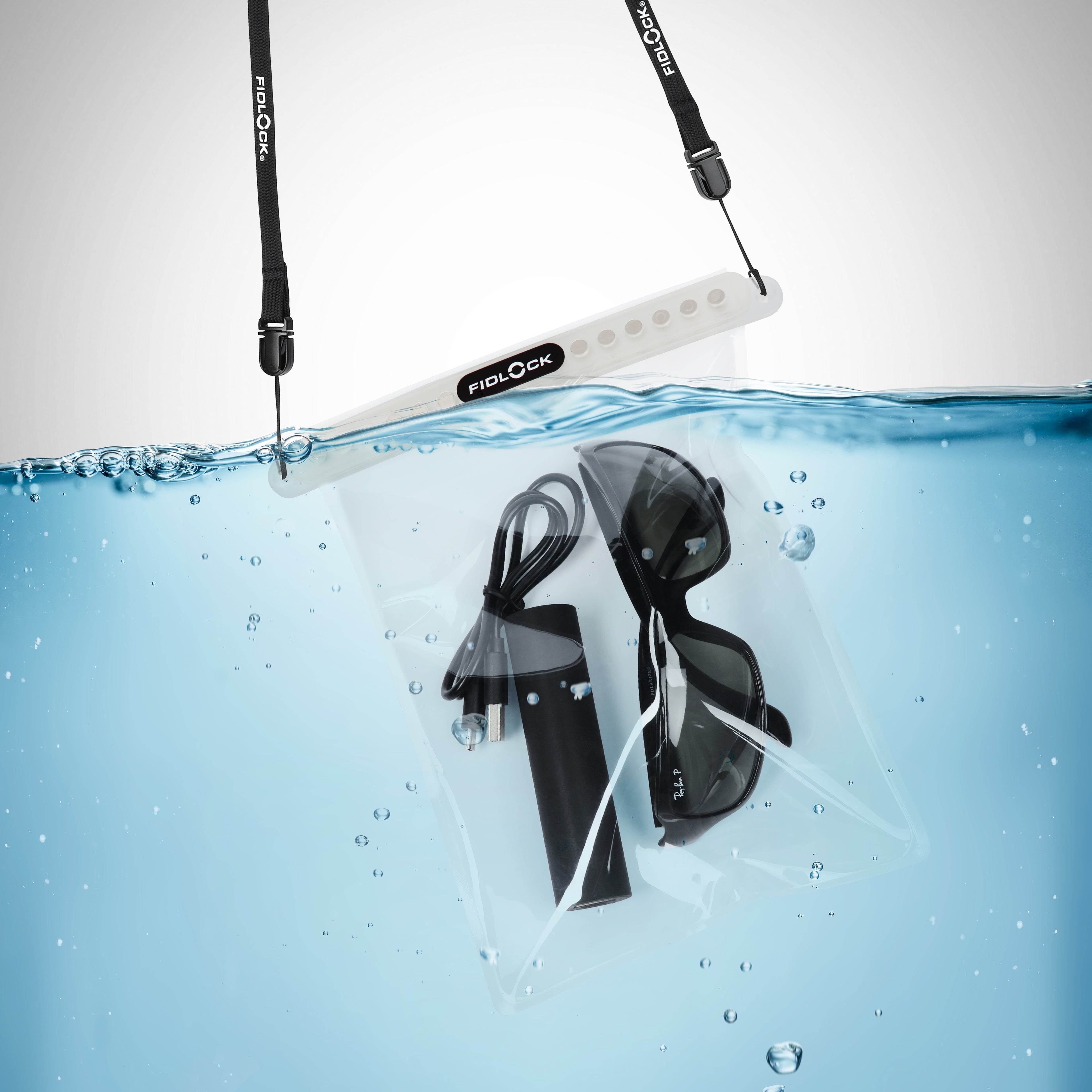Fidlock HERMETIC-dry-bag-maxi -שקוף