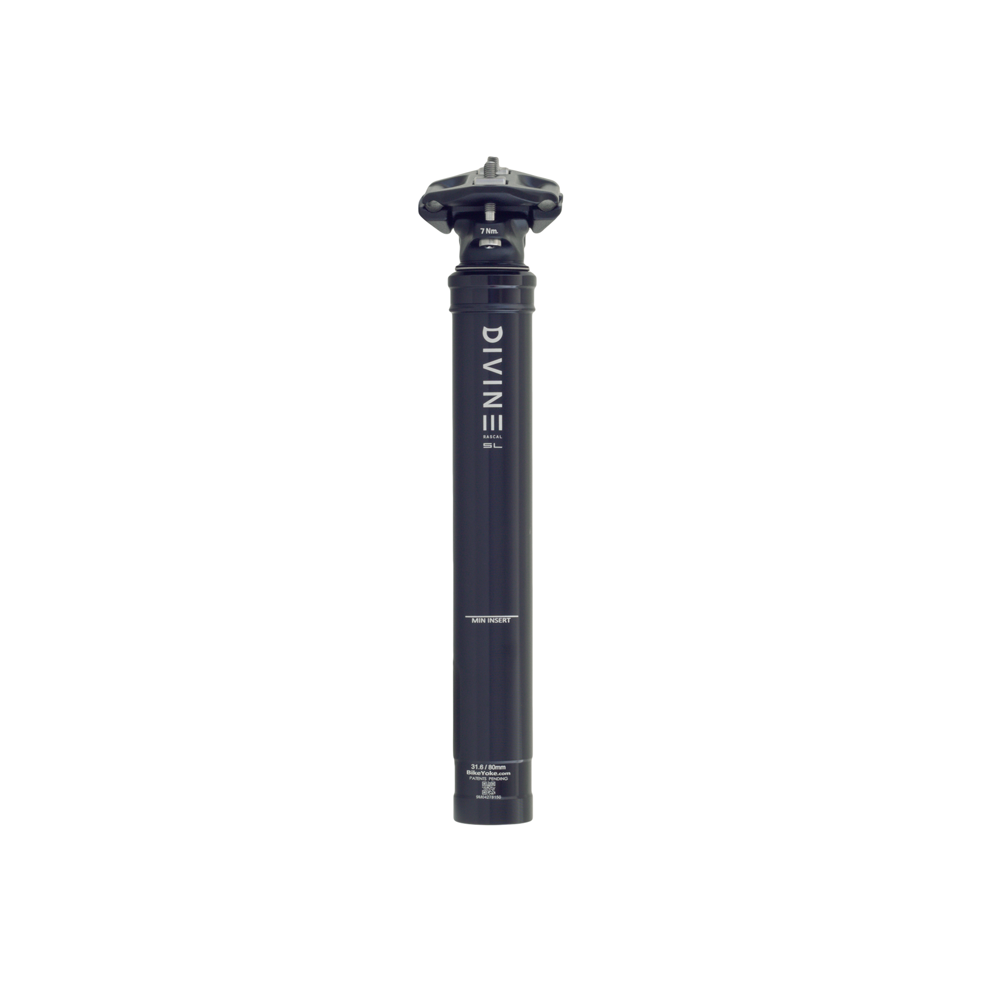 BikeYoke Divine Sl Rascal 80MM מוט אוכף מתכוונן