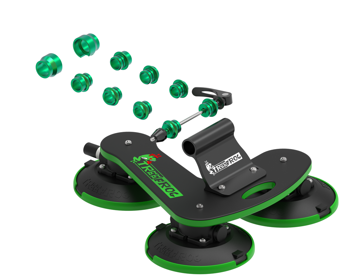 TreeFrog Pro 1 PLUS עם מתאם אוניברסלי, מנשא ואקום לגג