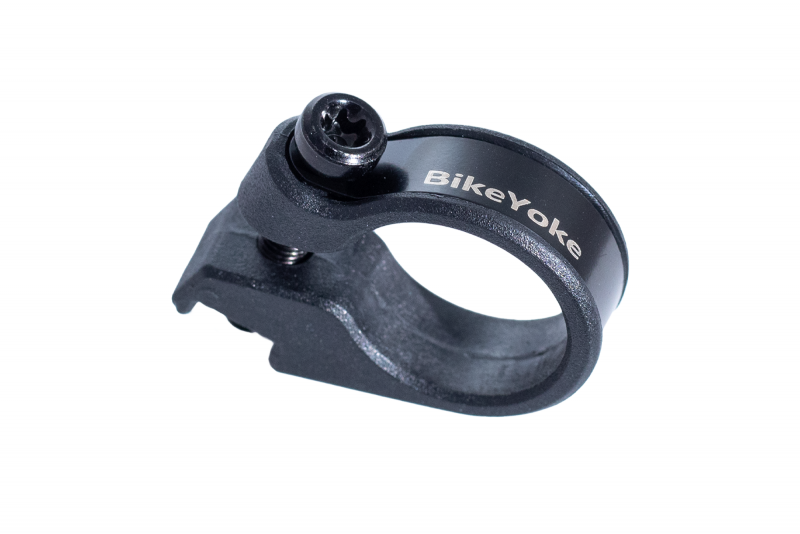 חבק לכידון SPLITS , תואם שיפטרים SRAM, שלט ומתאם למוט אוכף BikeYoke, מבט 3