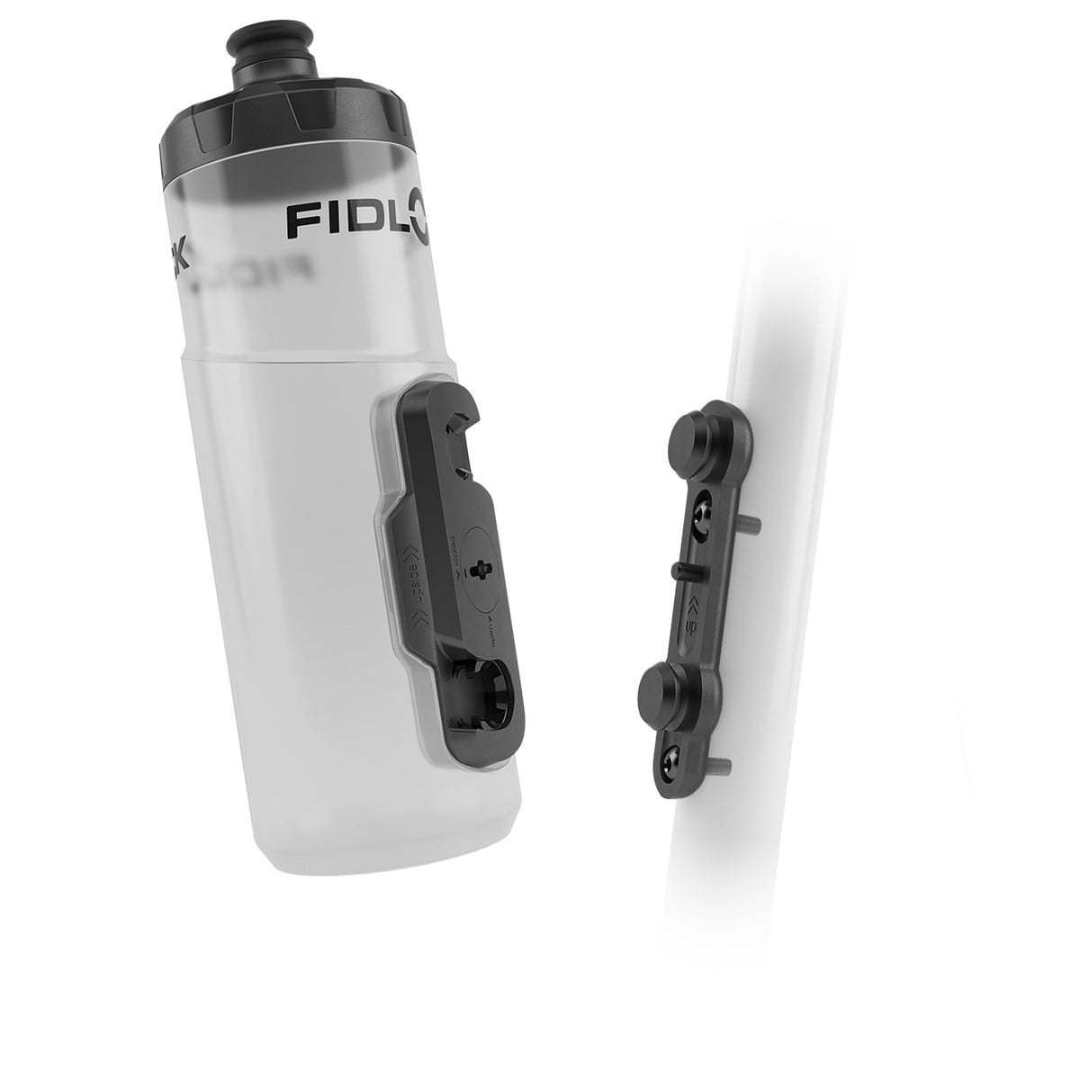 Fidlock Twist bottle 600 שחור, בקבוק מים מגנטי לאופניים, מבט 4