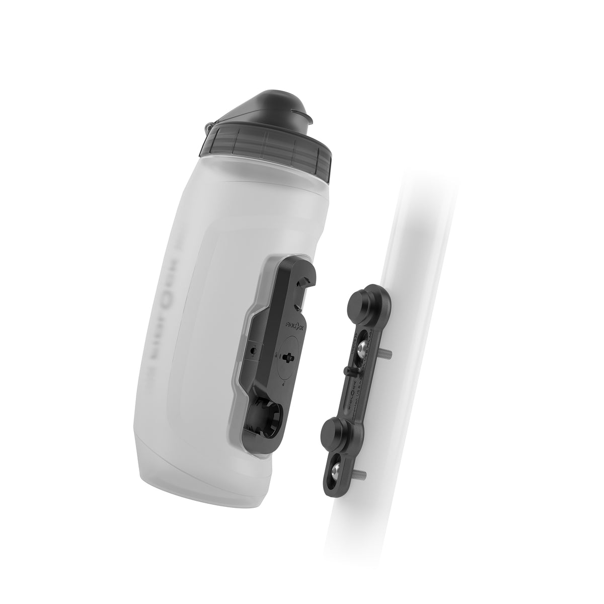 Fidlock Twist bottle 590 שקוף, בקבוק מים מגנטי לאופניים