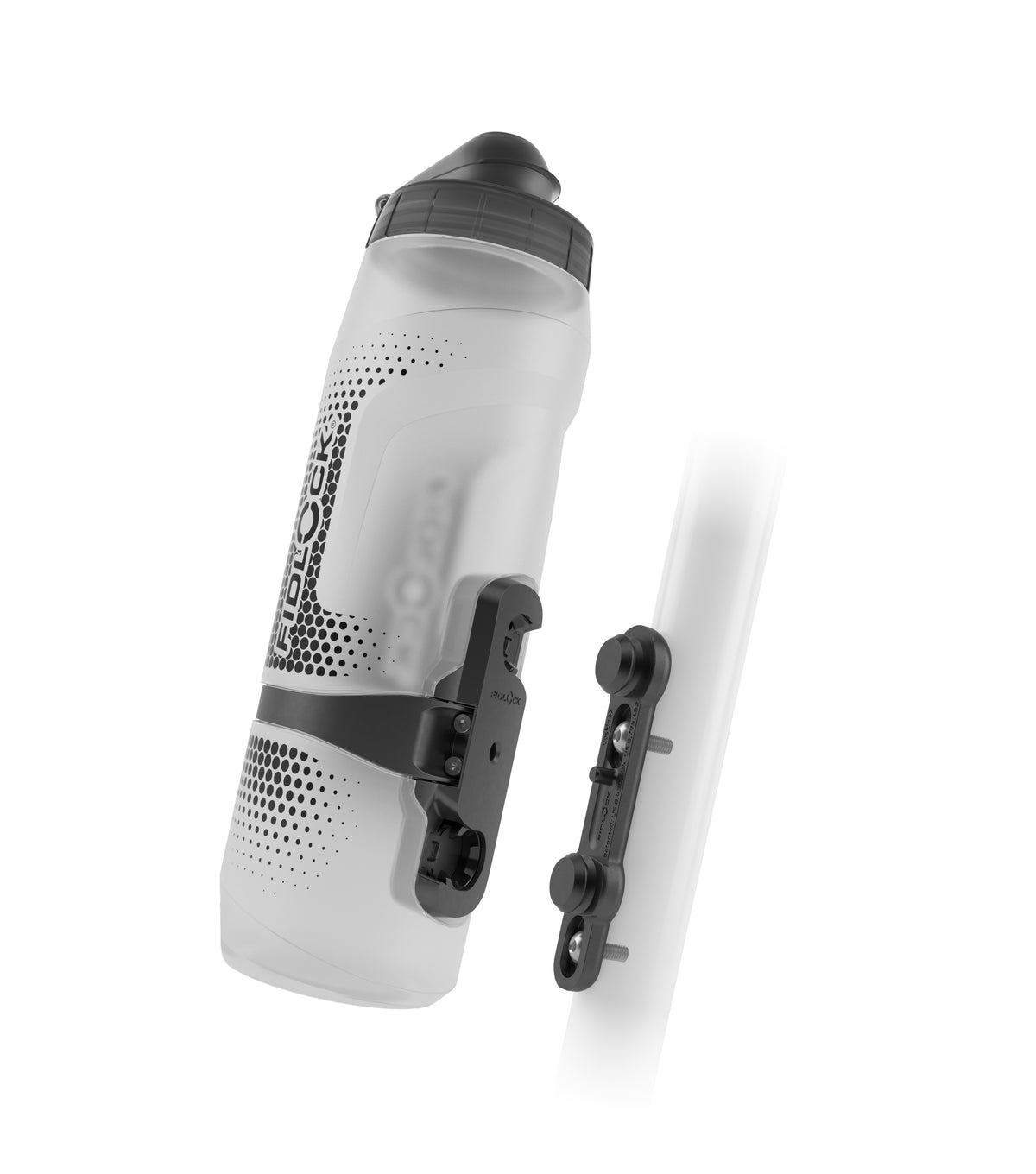 Fidlock Twist bottle 800 שקוף, בקבוק מים מגנטי לאופניים