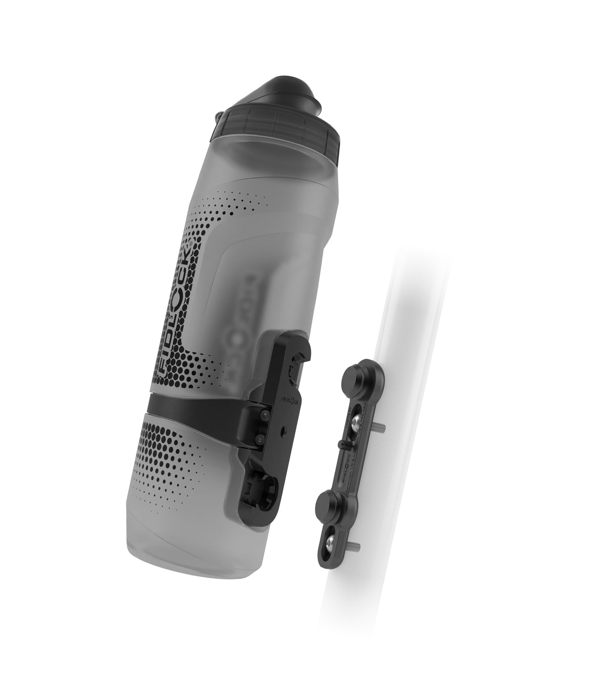 Fidlock Twist bottle 800 שחור שקוף, בקבוק מים מגנטי לאופניים
