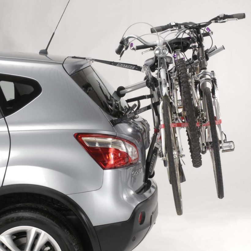 Mottez ATHENA 3. 3-Bike Carrier with straps Premium A025PCR, מנשא אופניים לרכב, מבט 2