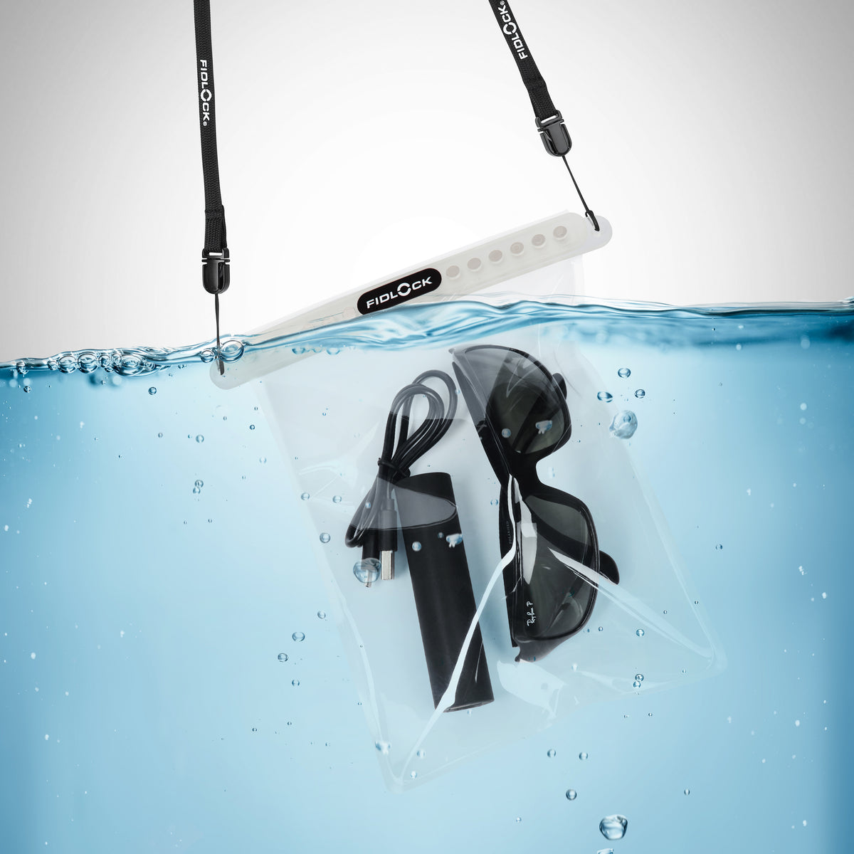 Fidlock Hermetic dry bag MULTI לבן, תיק אטום למים