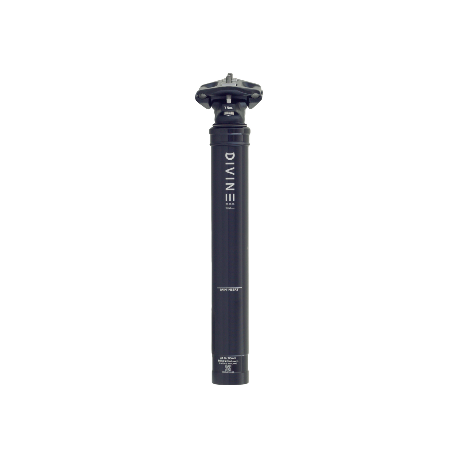 BikeYoke Divine Sl Rascal 80MM מוט אוכף מתכוונן
