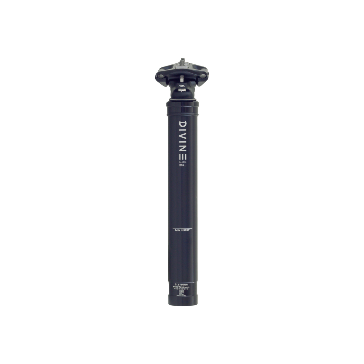 BikeYoke Divine Sl Rascal 80MM מוט אוכף מתכוונן, מבט 2
