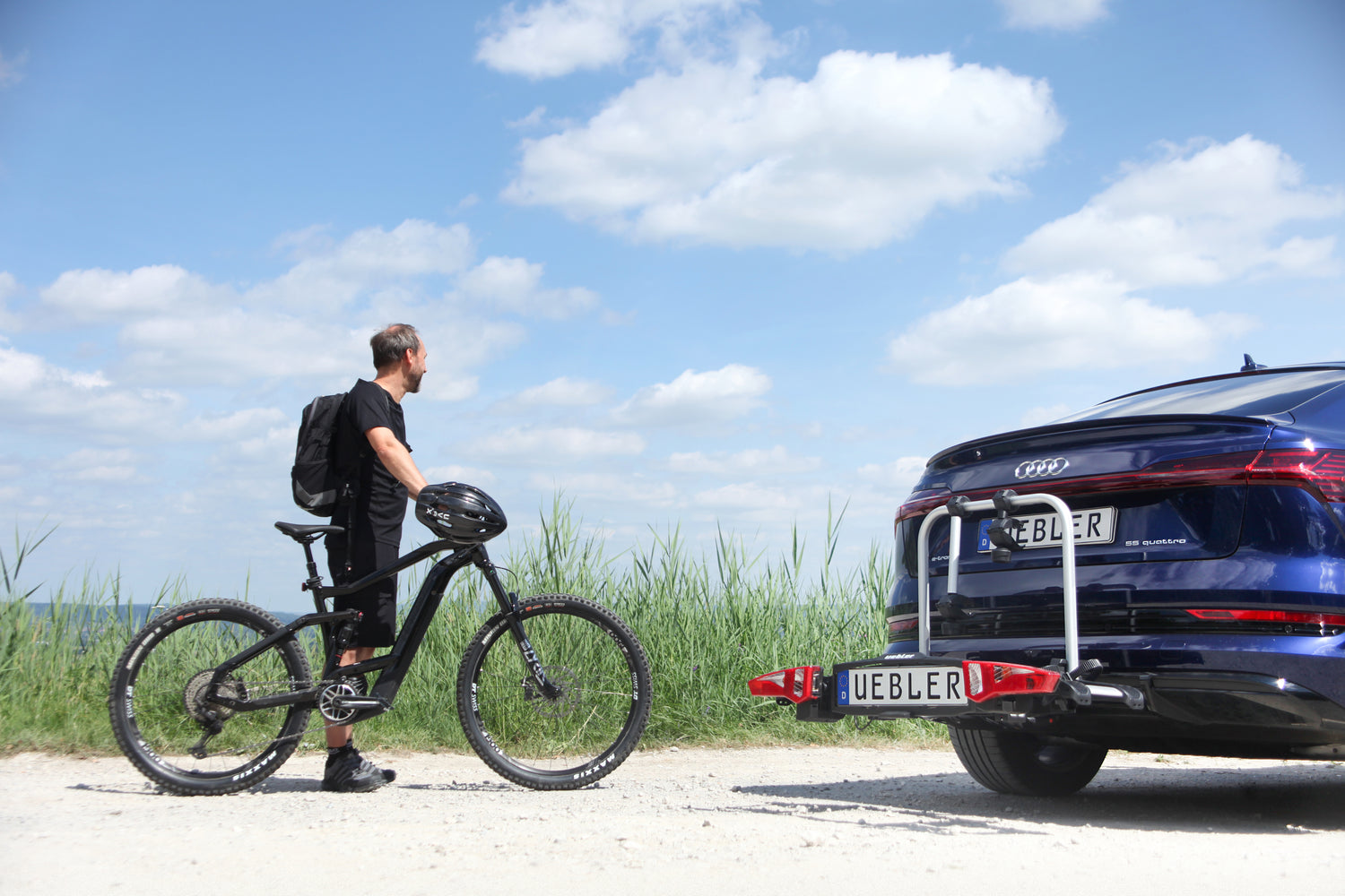 מנשא לאופניים חשמליים Uebler i21 Z60 - תצוגה מהיבואן