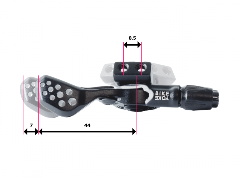 שלט למוט כיסא Triggy Alpha BikeYoke, מבט 4