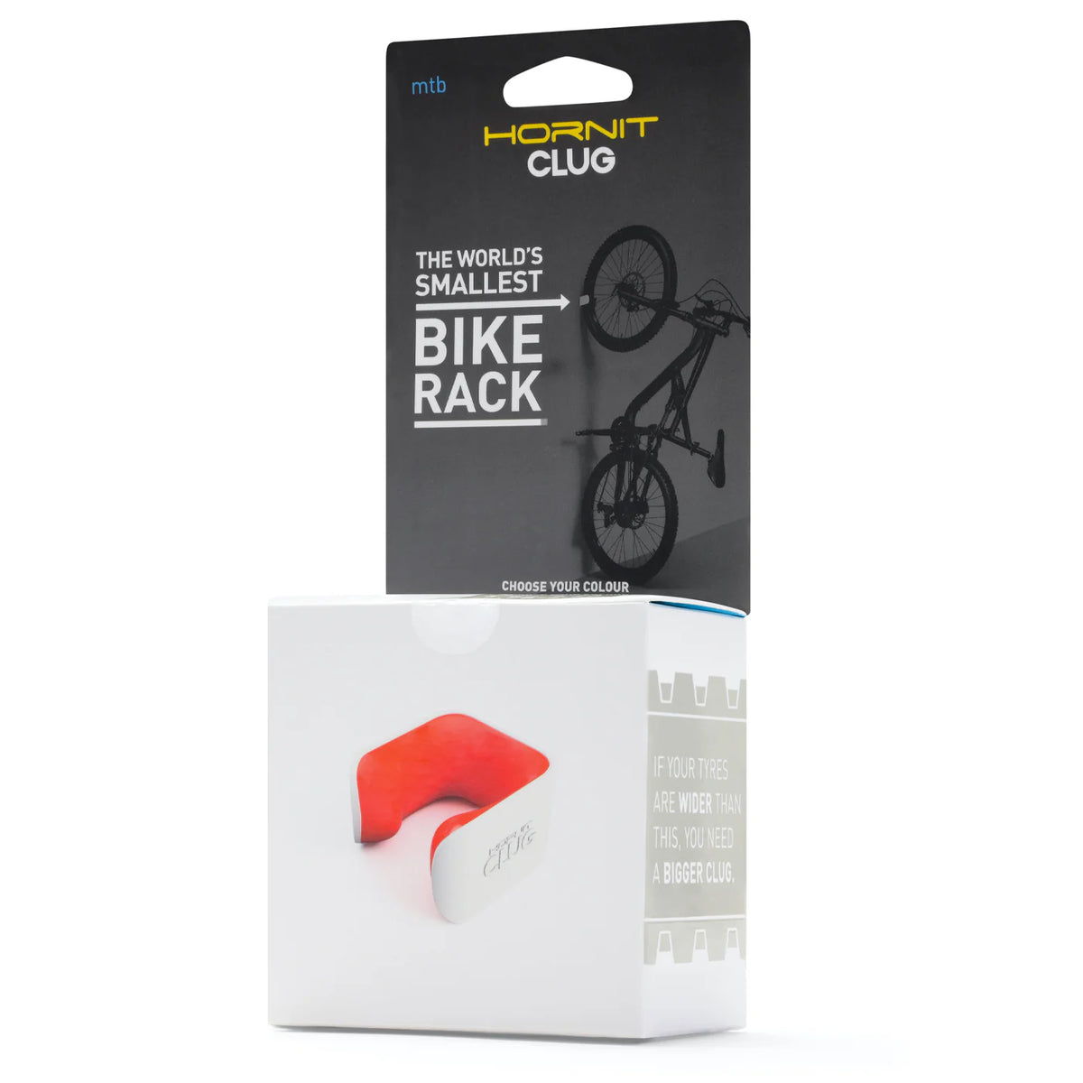 Clug MTB 1.75"- 2.25", מתלה אופניים לקיר, מבט 3