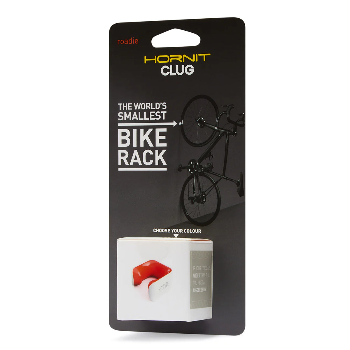 Clug Roady 1"- 1.25", מתלה אופניים לקיר, מבט 3